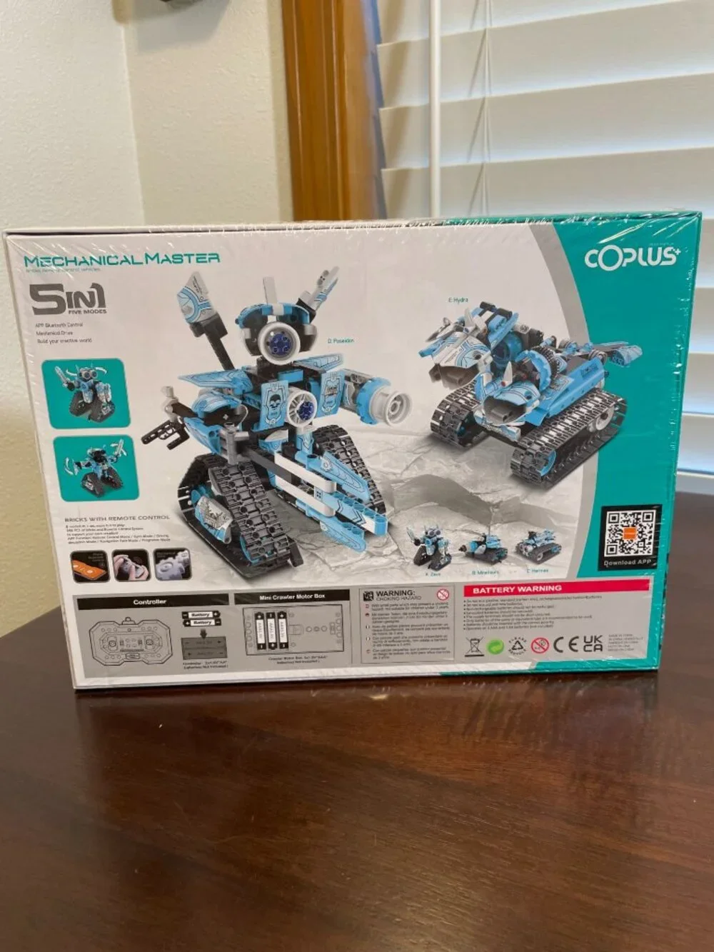 New Coplus Mechanical Master 5-in-1 STEM Robot Building Kit RC 398pcs